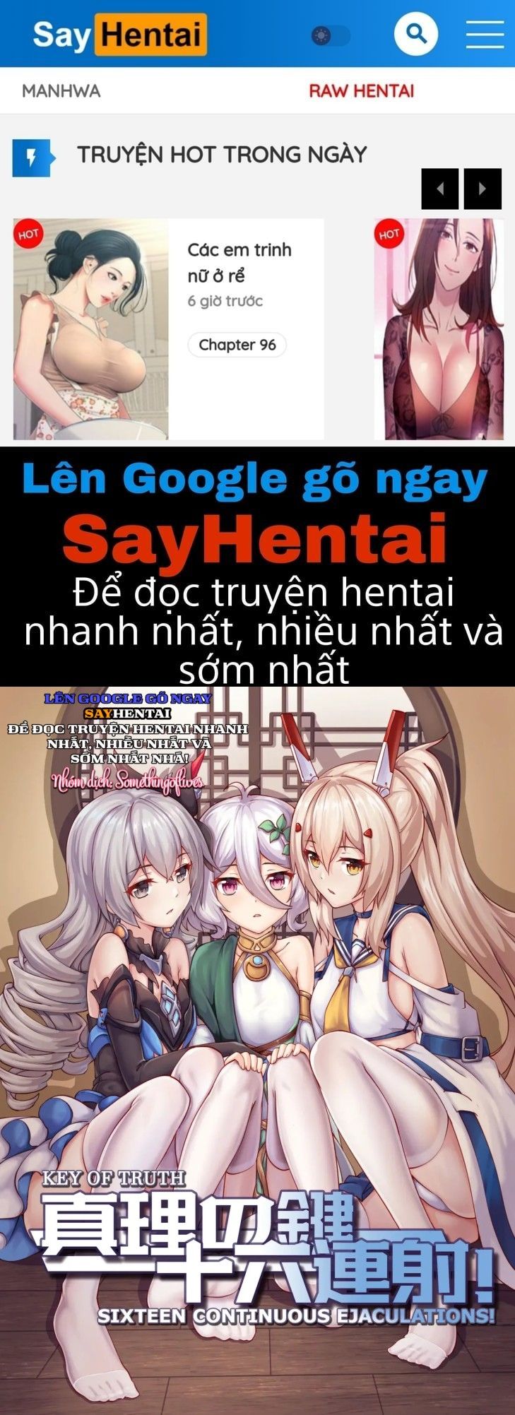 đọc truyện Chìa Khóa Sự Thật_ Mười Sáu Lần Cực Khoái Liên Hoàn Chương 1 ảnh 1 tại Truyện Dạ Ký