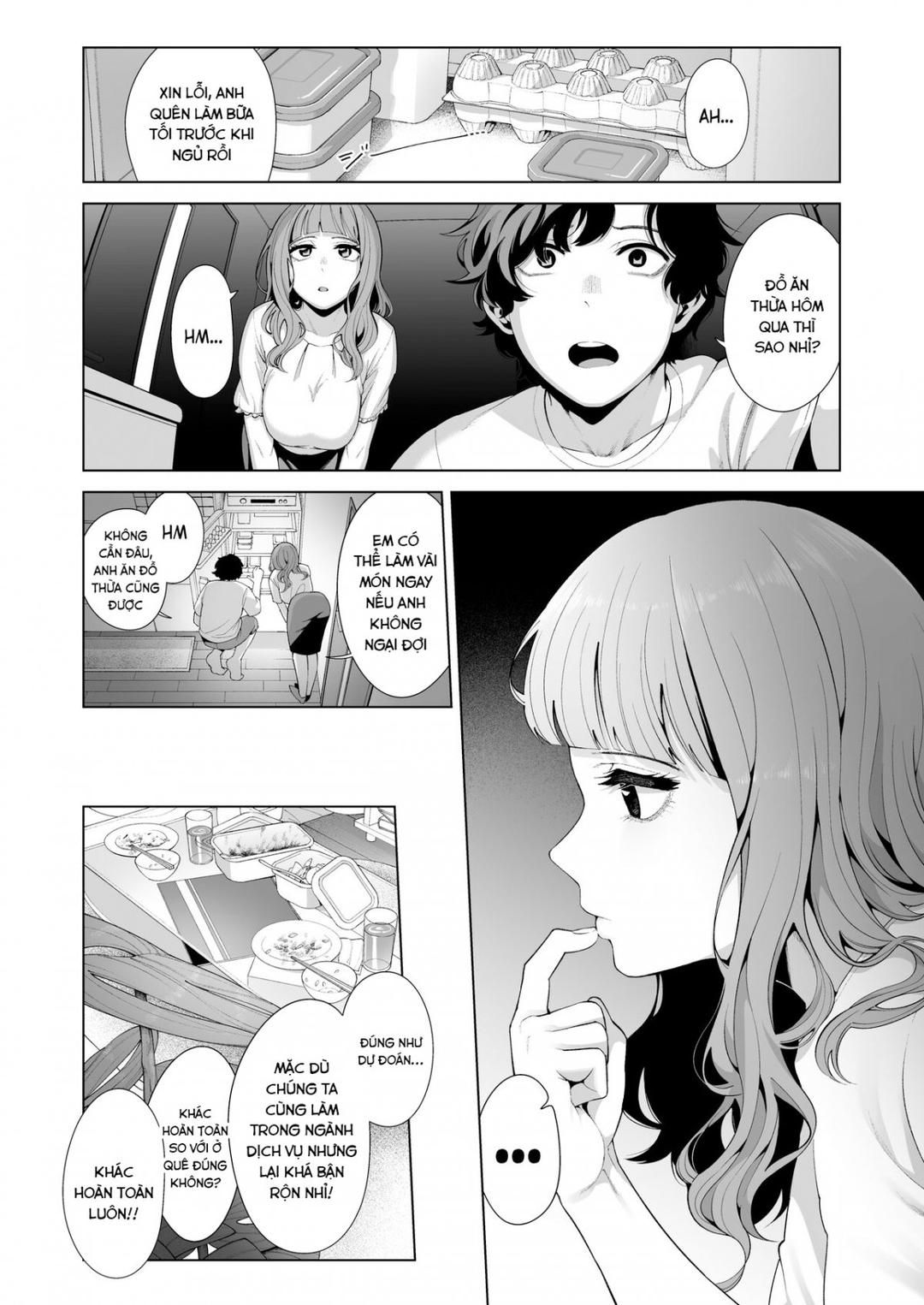 Chịch Đến Sáng Với Cô Người Yêu Sống Chung Oneshot page 9 - Giả Dược