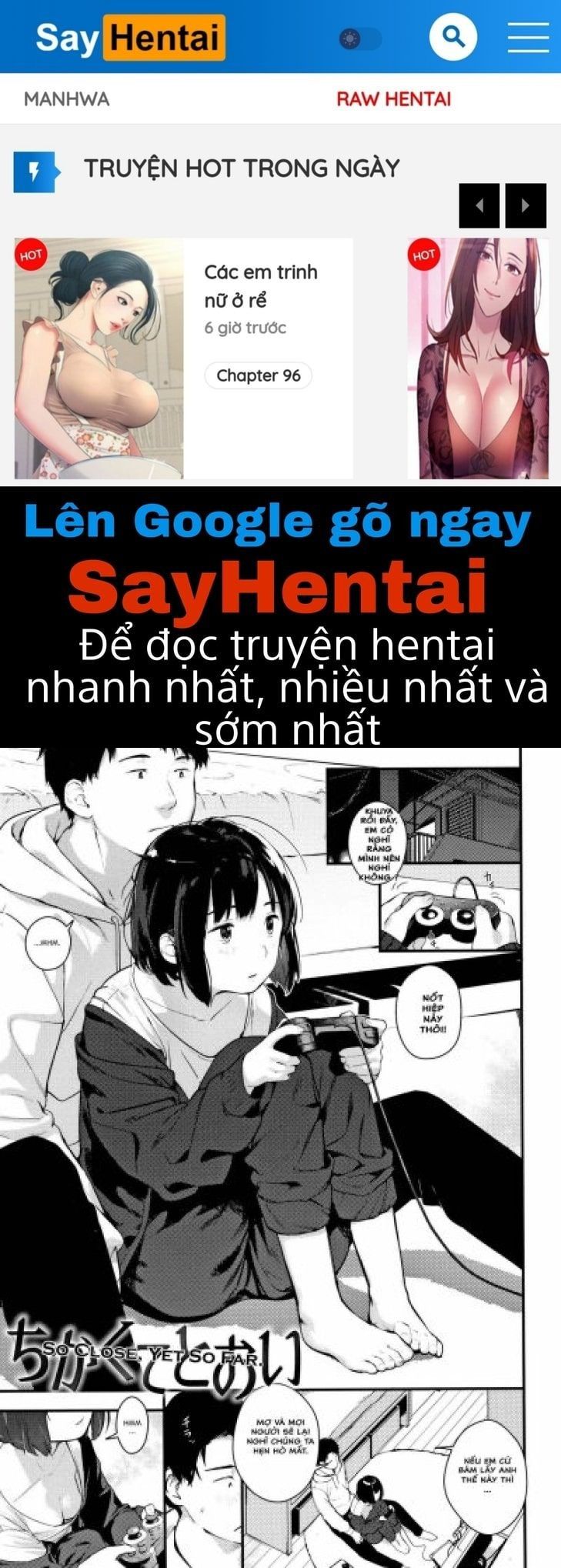 đọc truyện Chikakute Tooi | So Close, Yet So Far Chương 1 ảnh 1 tại Giả Dược