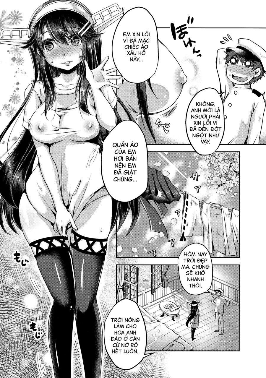 Chinjufu No Sakura To T-shirt No Haruna Oneshot page 3 - Giả Dược