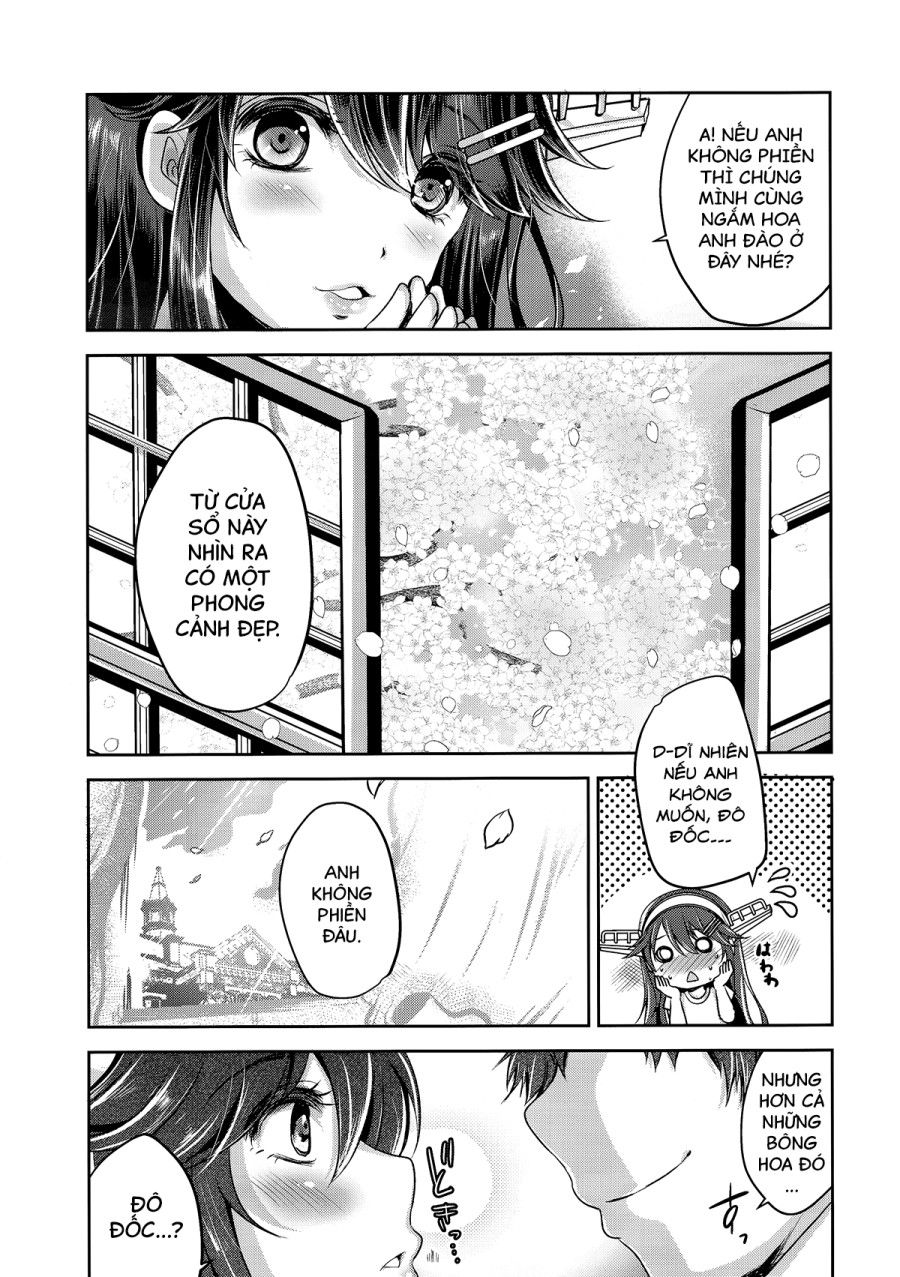 Chinjufu No Sakura To T-shirt No Haruna Oneshot page 4 - Giả Dược