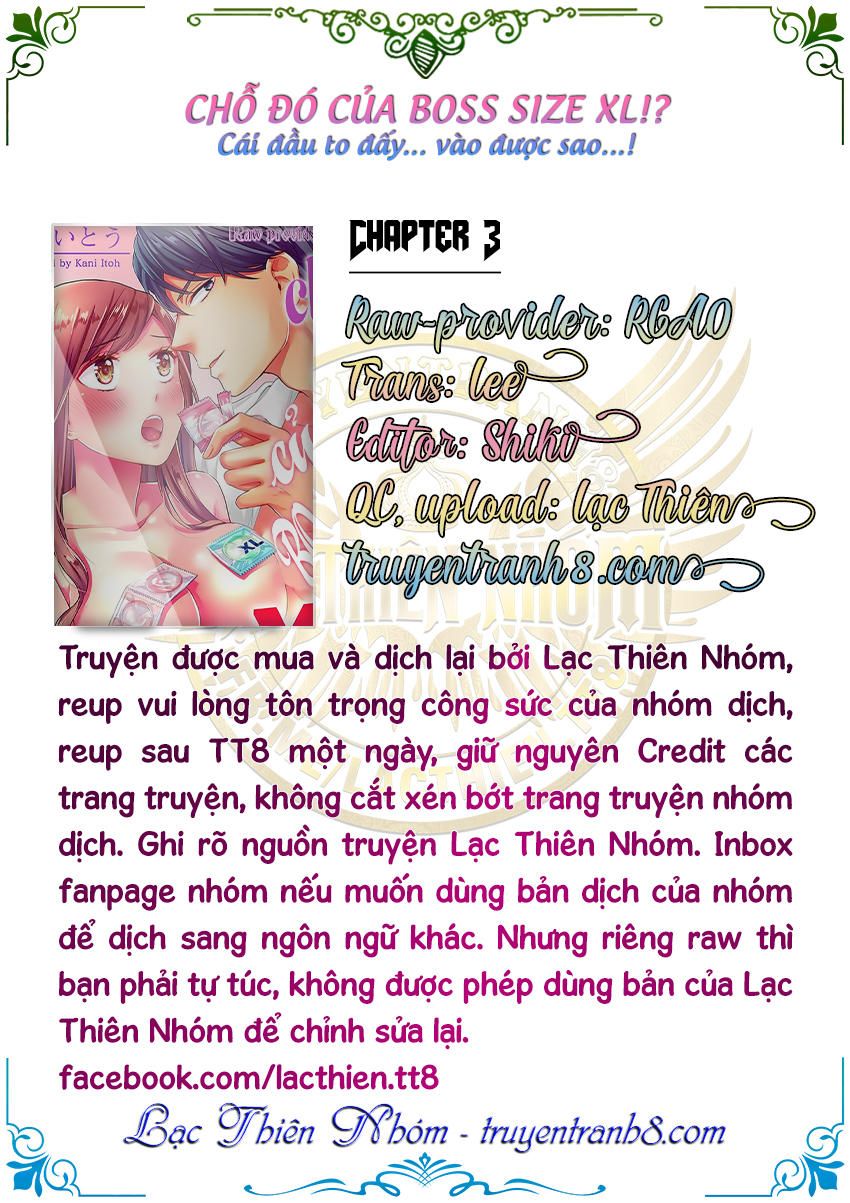 đọc truyện Chỗ Đó Của Boss Size Xl!? Chương 3 ảnh 4 tại Thiên Thai Truyện