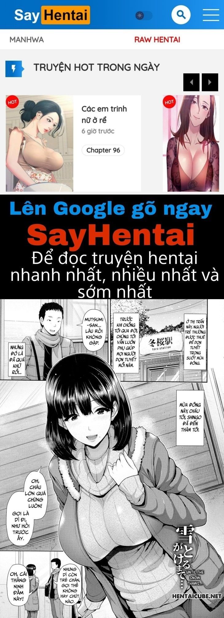 đọc truyện Chờ Ngày Tuyết Tan (dì Cháu) Oneshot ảnh 2 tại Thiên Thai Truyện