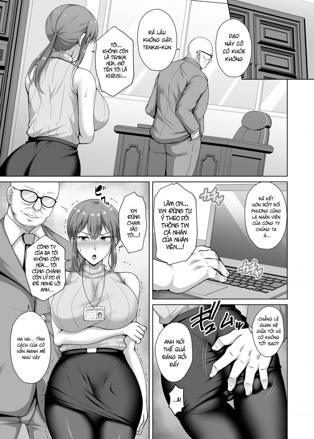 đọc truyện Choukyou Zumi Hitozuma Ol Wa Joushi Ni Dakare Futatabi Ochiru Oneshot ảnh 10 tại Giả Dược