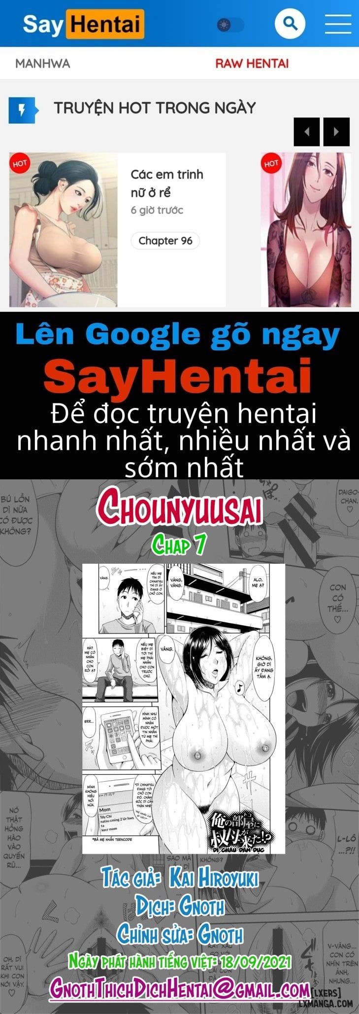 đọc truyện Chounyuusai Chương 7 ảnh 1 tại Giả Dược