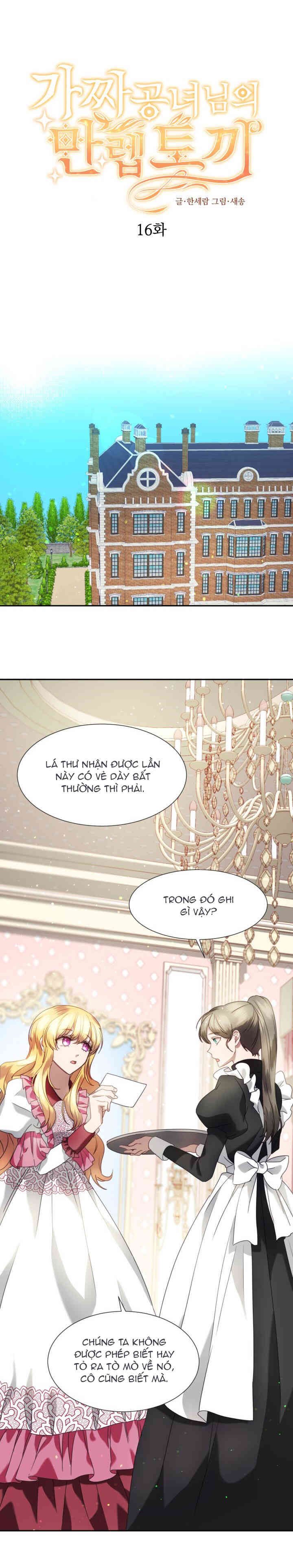 đọc truyện Chú Thỏ Quyền Quý Của Vị Công Nương Giả Mạo Chương 16 ảnh 3 tại Thiên Thai Truyện