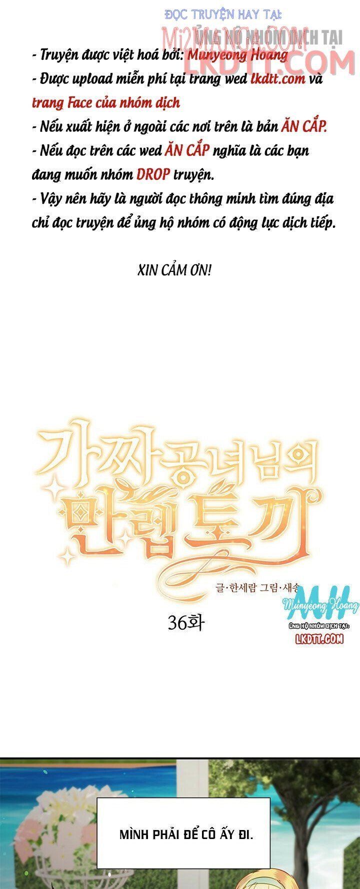 đọc truyện Chú Thỏ Quyền Quý Của Vị Công Nương Giả Mạo Chương 36.1 ảnh 3 tại Thiên Thai Truyện