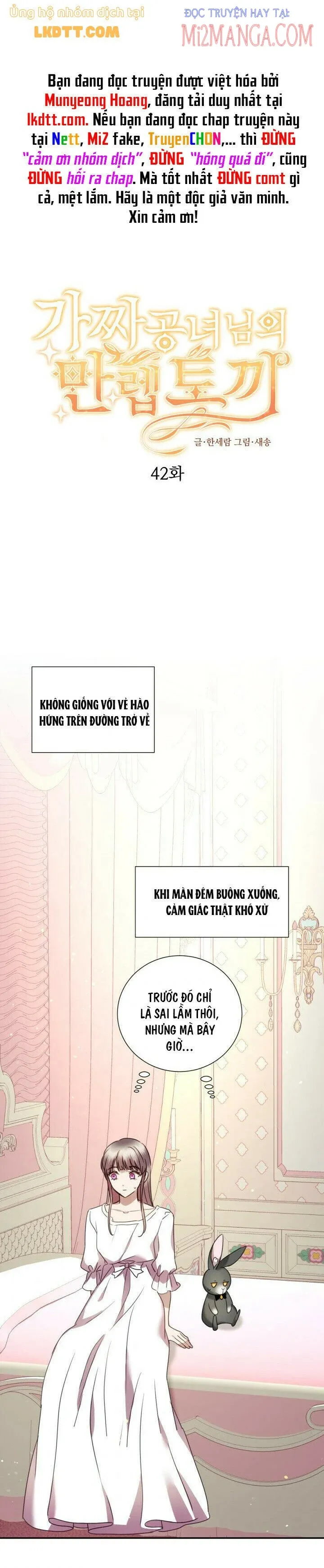 đọc truyện Chú Thỏ Quyền Quý Của Vị Công Nương Giả Mạo Chương 42 ảnh 3 tại Thiên Thai Truyện