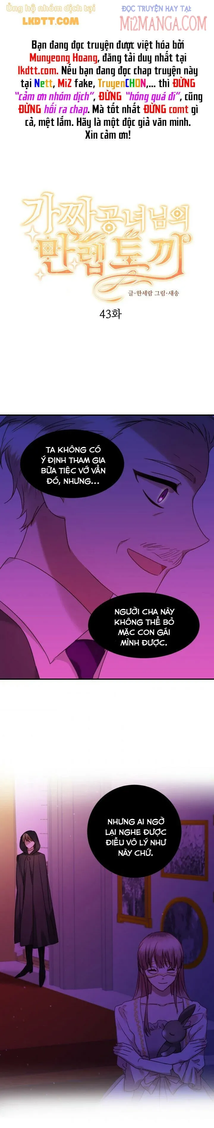 đọc truyện Chú Thỏ Quyền Quý Của Vị Công Nương Giả Mạo Chương 43 ảnh 3 tại Thiên Thai Truyện