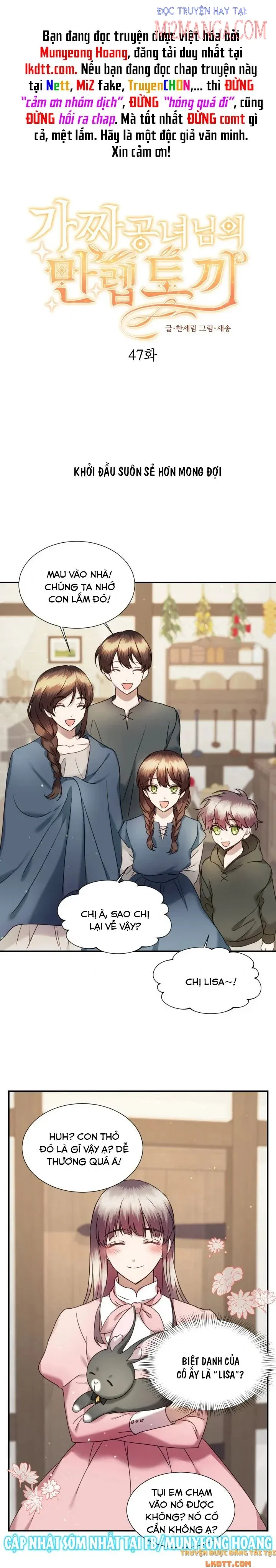 đọc truyện Chú Thỏ Quyền Quý Của Vị Công Nương Giả Mạo Chương 47 ảnh 3 tại Thiên Thai Truyện