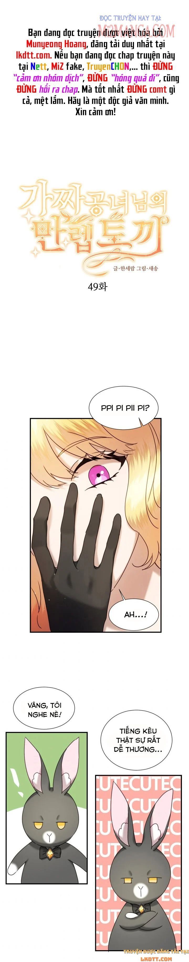 đọc truyện Chú Thỏ Quyền Quý Của Vị Công Nương Giả Mạo Chương 49 ảnh 3 tại Thiên Thai Truyện