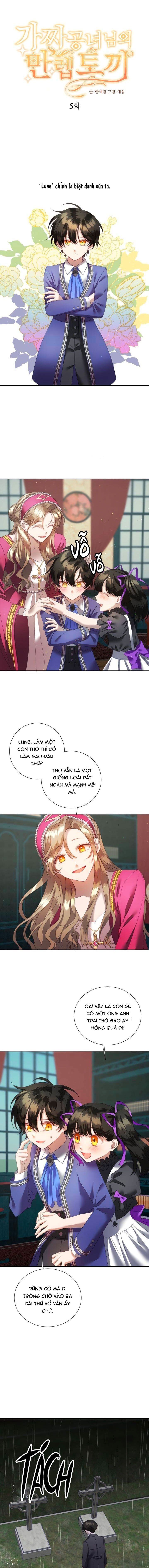 đọc truyện Chú Thỏ Quyền Quý Của Vị Công Nương Giả Mạo Chương 5 ảnh 4 tại Thiên Thai Truyện