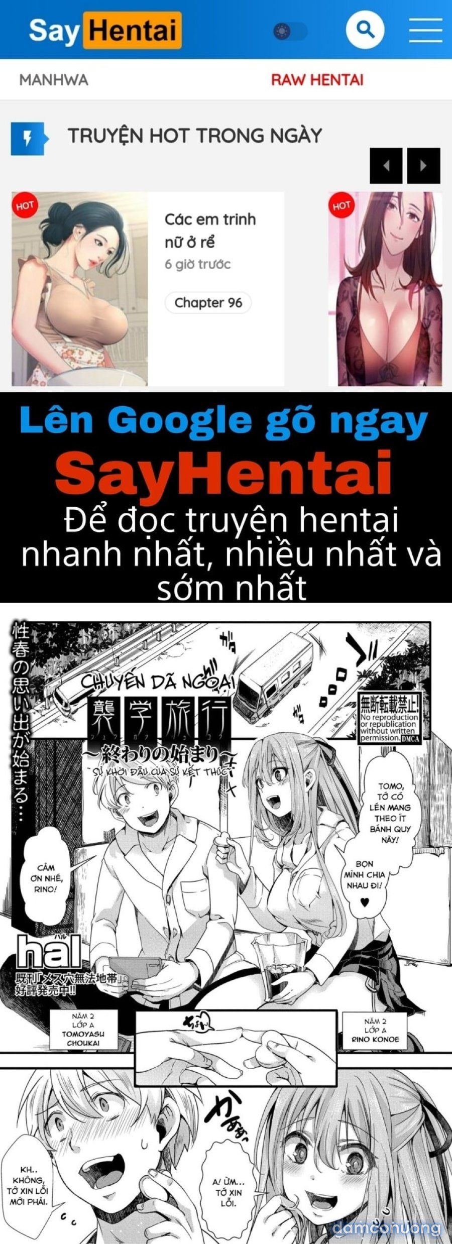 đọc truyện Chuyến Dã Ngoại Chương 1 ảnh 2 tại Thiên Thai Truyện