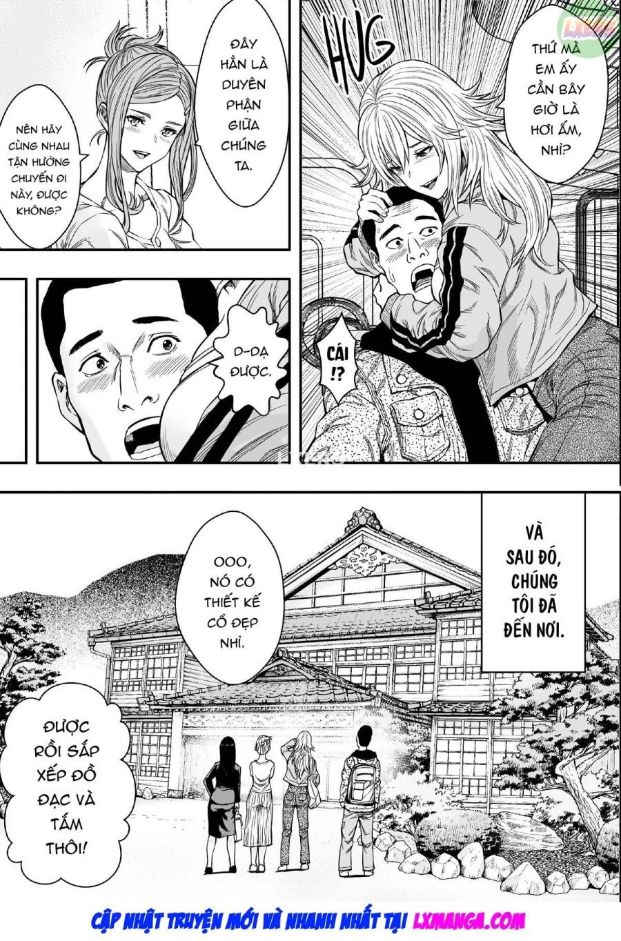 Chuyến Du Lịch Suối Nước Nóng Và Những Người Phụ Nữ Có Chồng Vô Song Oneshot page 11 - Giả Dược