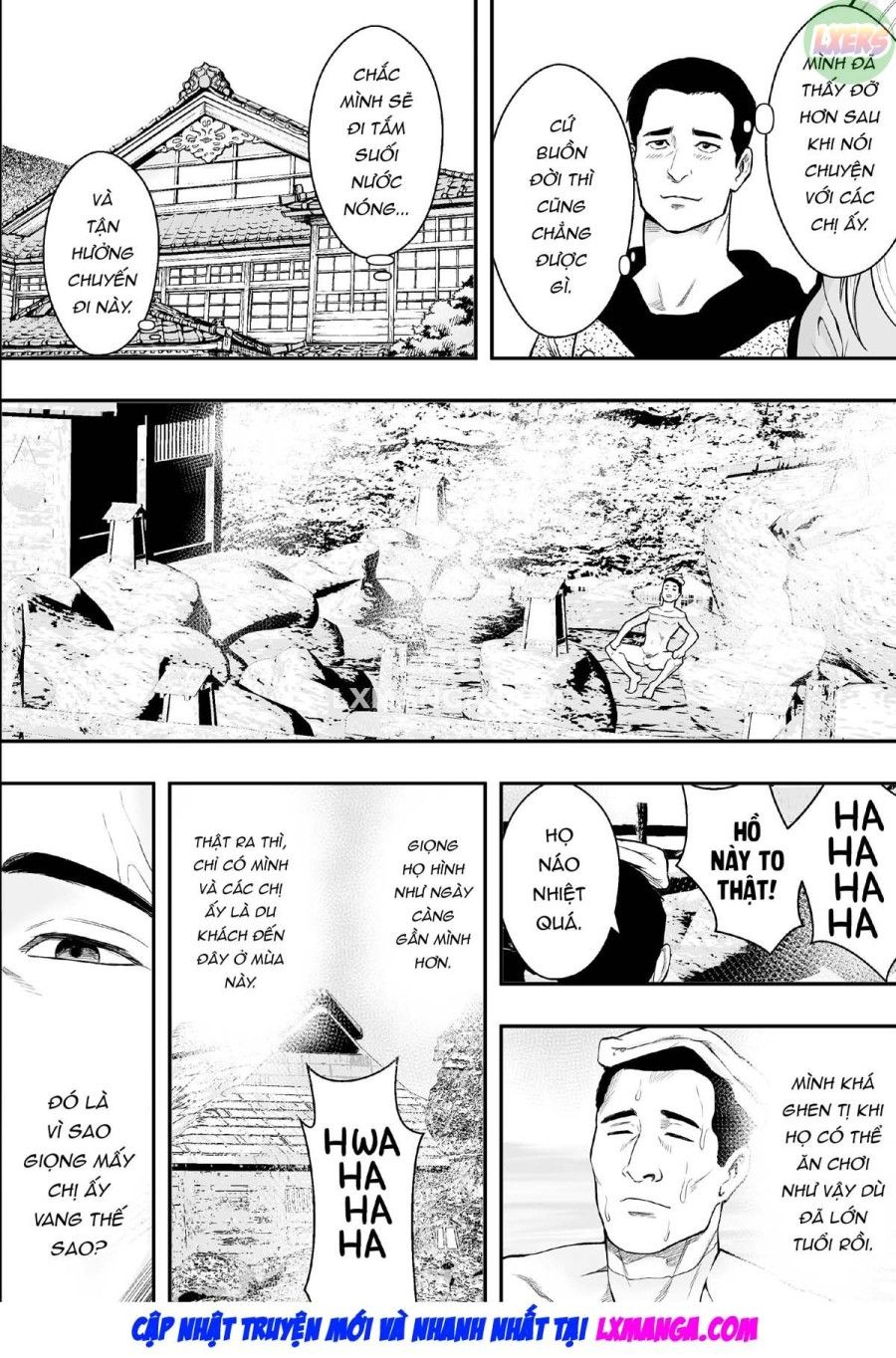 Chuyến Du Lịch Suối Nước Nóng Và Những Người Phụ Nữ Có Chồng Vô Song Oneshot page 12 - Giả Dược