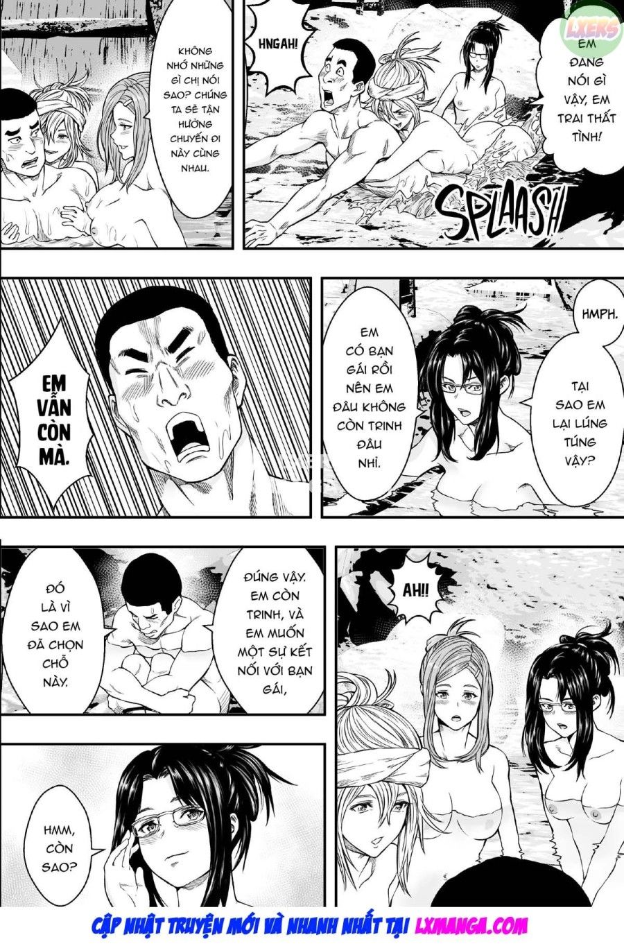 Chuyến Du Lịch Suối Nước Nóng Và Những Người Phụ Nữ Có Chồng Vô Song Oneshot page 14 - Giả Dược