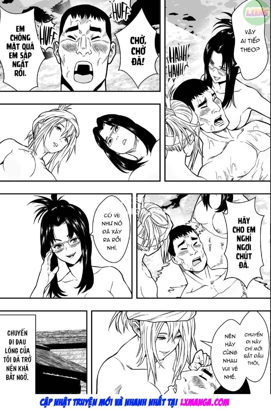 Chuyến Du Lịch Suối Nước Nóng Và Những Người Phụ Nữ Có Chồng Vô Song Oneshot page 25 - Giả Dược