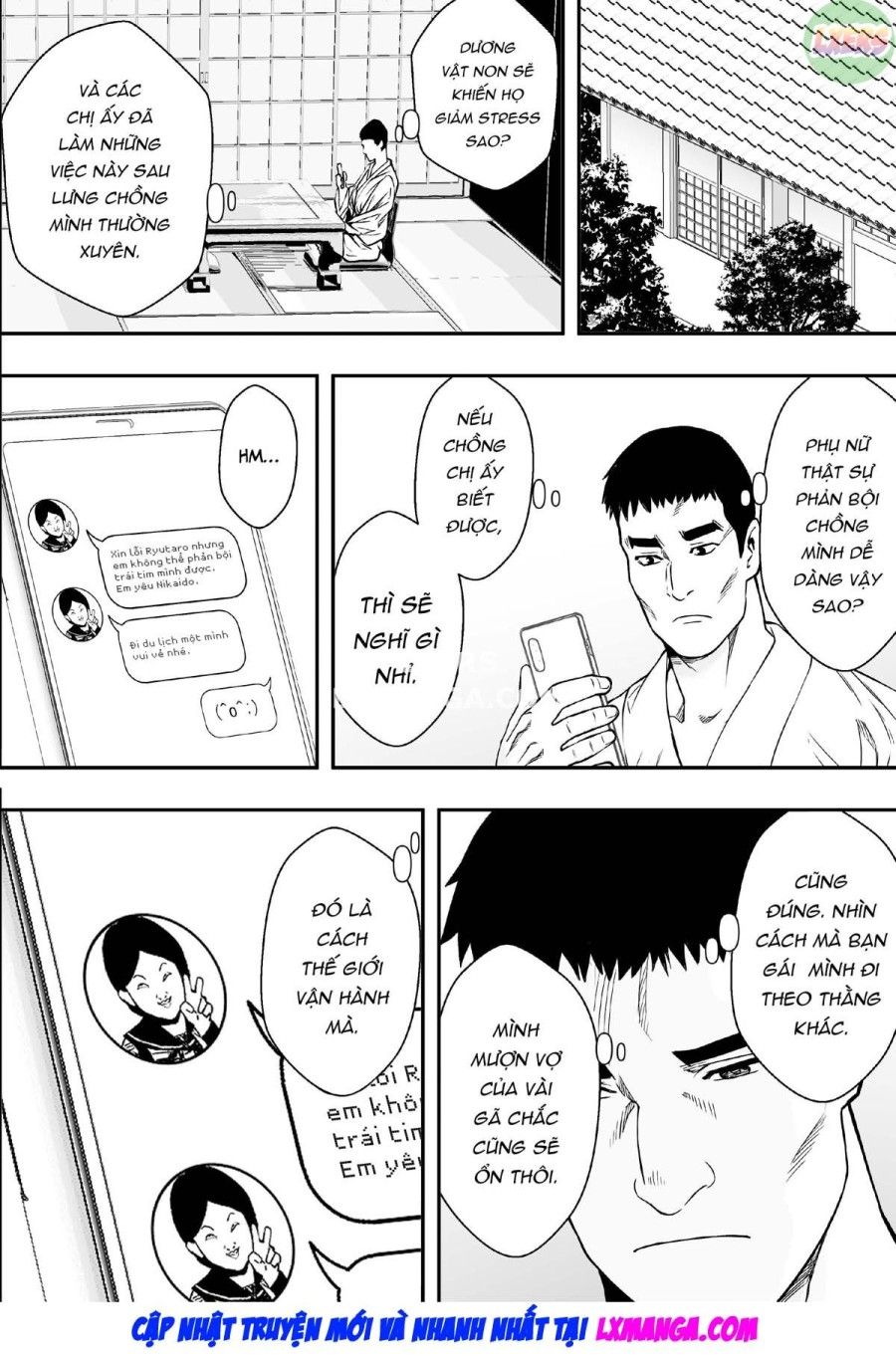 Chuyến Du Lịch Suối Nước Nóng Và Những Người Phụ Nữ Có Chồng Vô Song Oneshot page 26 - Giả Dược