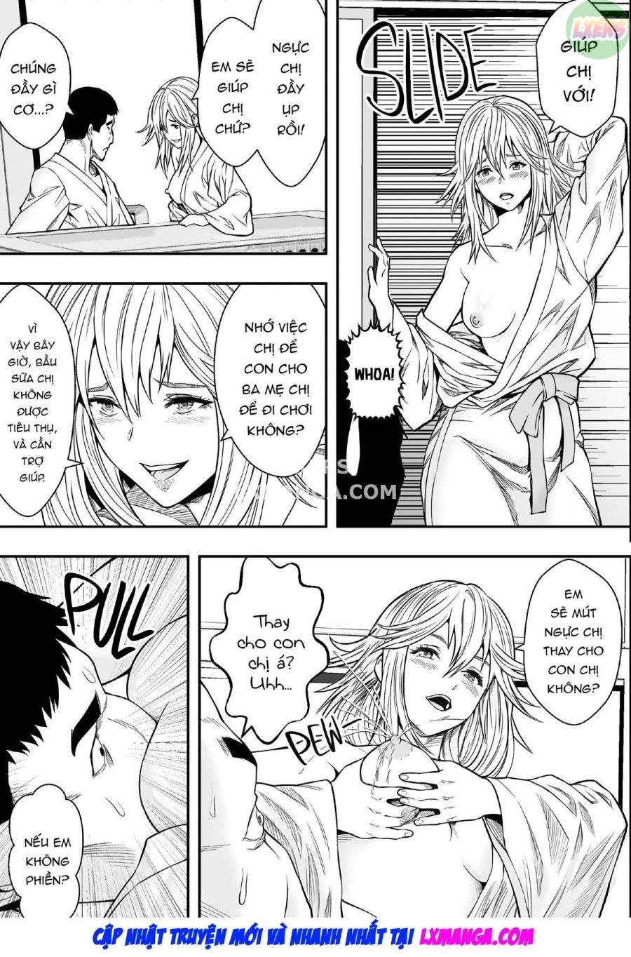 Chuyến Du Lịch Suối Nước Nóng Và Những Người Phụ Nữ Có Chồng Vô Song Oneshot page 27 - Giả Dược