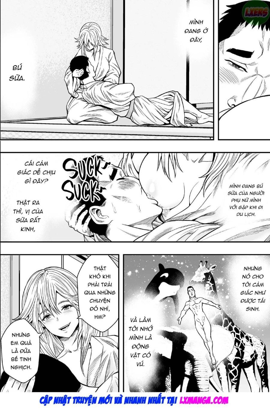 Chuyến Du Lịch Suối Nước Nóng Và Những Người Phụ Nữ Có Chồng Vô Song Oneshot page 28 - Giả Dược