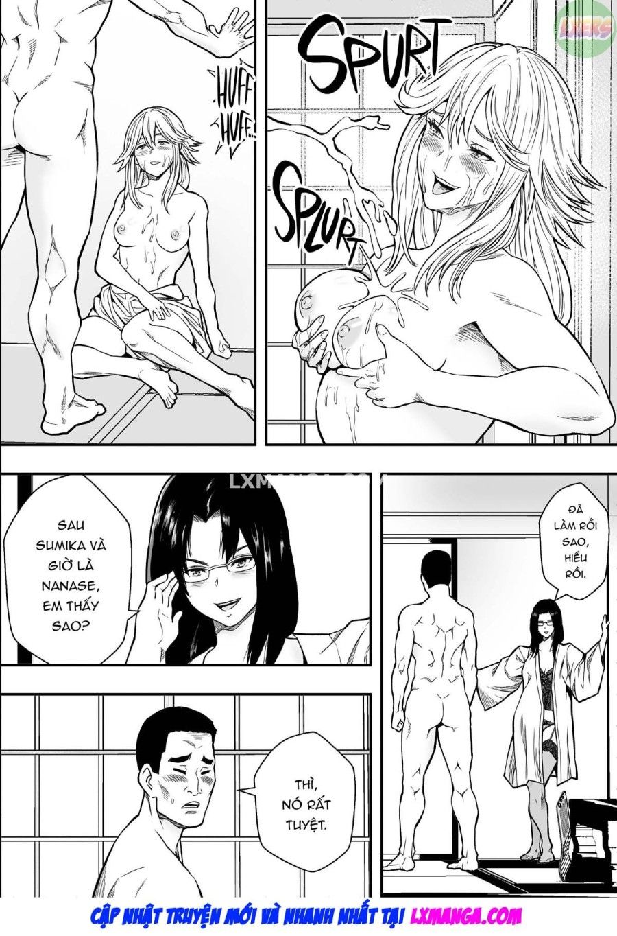 Chuyến Du Lịch Suối Nước Nóng Và Những Người Phụ Nữ Có Chồng Vô Song Oneshot page 34 - Giả Dược