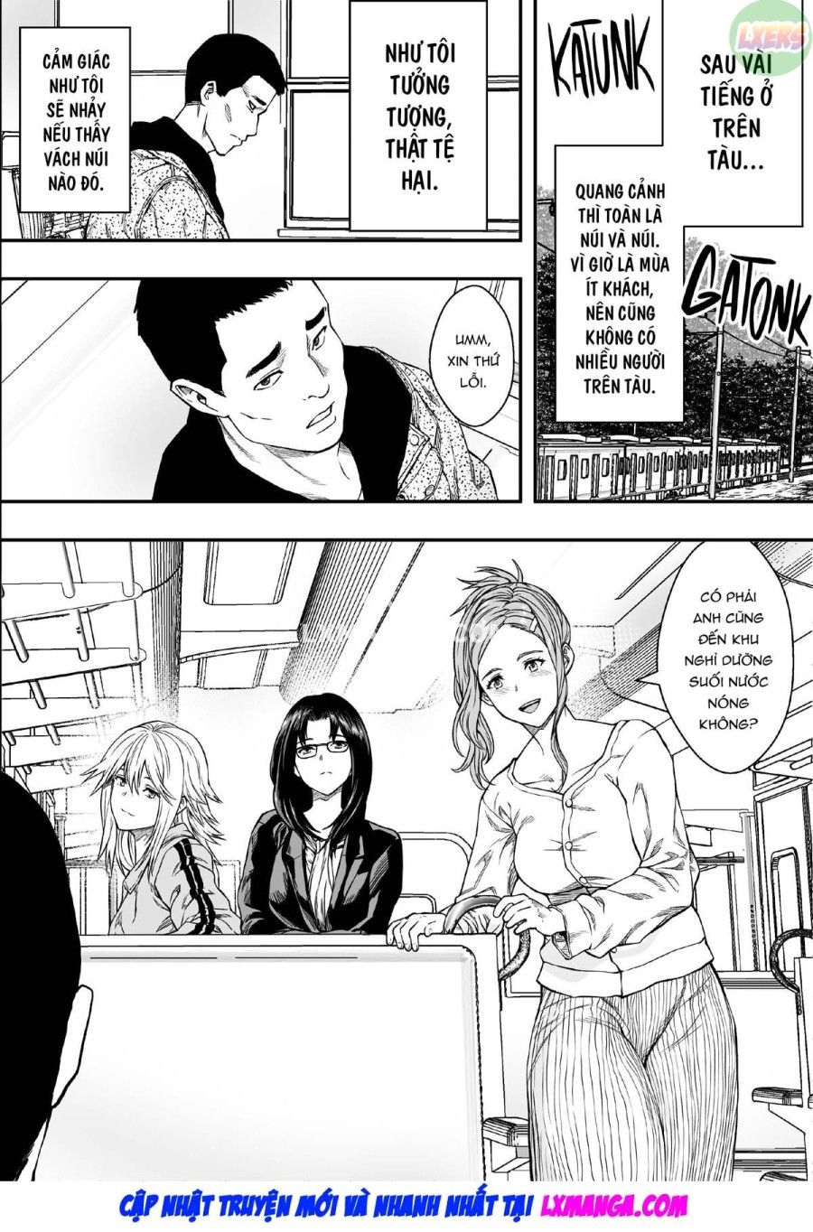 Chuyến Du Lịch Suối Nước Nóng Và Những Người Phụ Nữ Có Chồng Vô Song Oneshot page 6 - Giả Dược