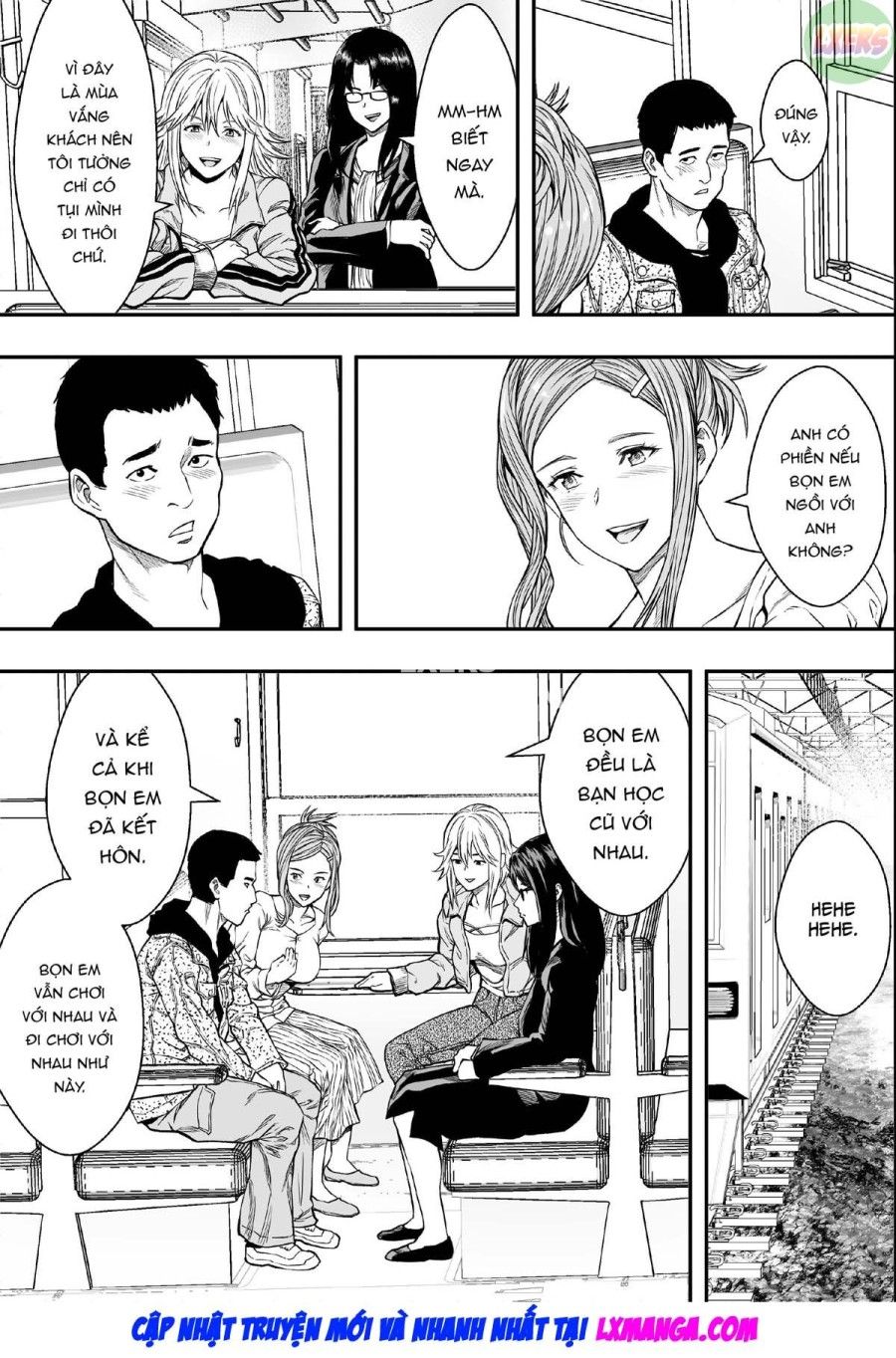 Chuyến Du Lịch Suối Nước Nóng Và Những Người Phụ Nữ Có Chồng Vô Song Oneshot page 7 - Giả Dược