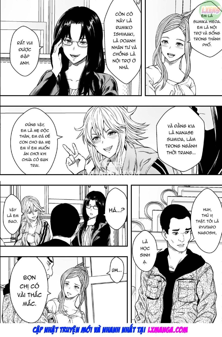 Chuyến Du Lịch Suối Nước Nóng Và Những Người Phụ Nữ Có Chồng Vô Song Oneshot page 8 - Giả Dược