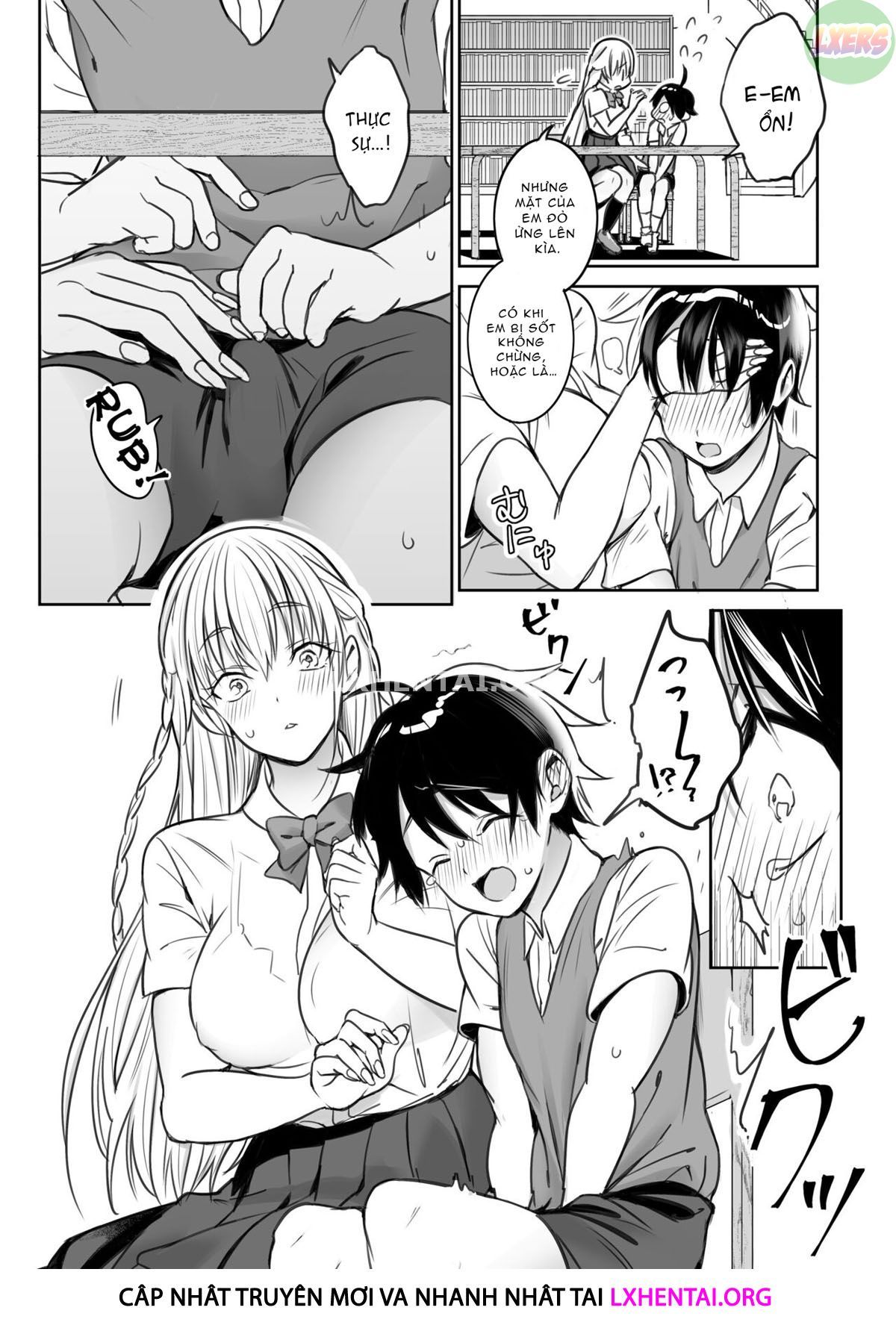 Chuyện Hư Hỏng Với Chị Gái Gặp Ở Thư Viện Oneshot page 5 - Giả Dược