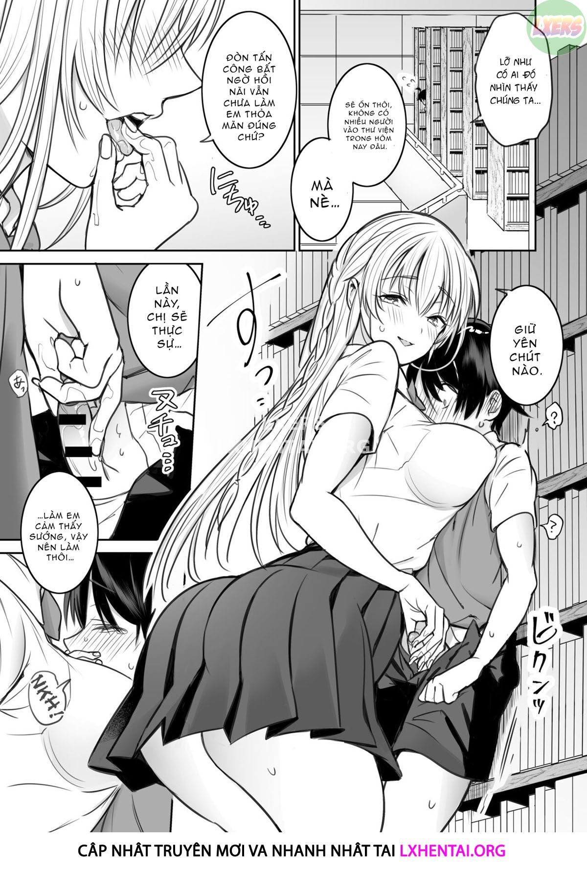 Chuyện Hư Hỏng Với Chị Gái Gặp Ở Thư Viện Oneshot page 7 - Giả Dược