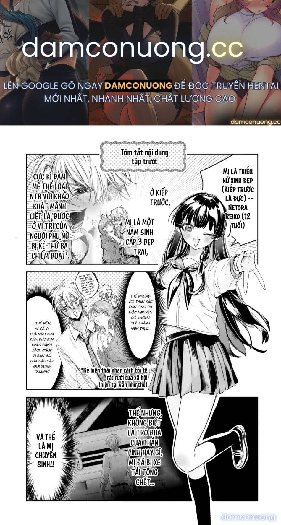 đọc truyện Chuyển Sinh Thành Đứa Con Gái Dâm Loằn Rác Rưởi Muốn Bị Ntr! Chương 2 ảnh 2 tại Thiên Thai Truyện