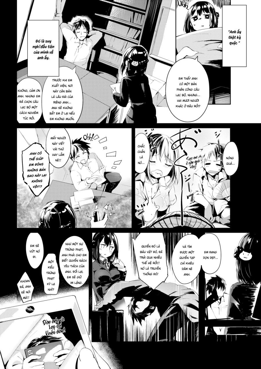 Chuyện Tình Trong Câu Lạc Bộ Văn Học Của Cô Nàng Năm Nhất Oneshot page 4 - Giả Dược