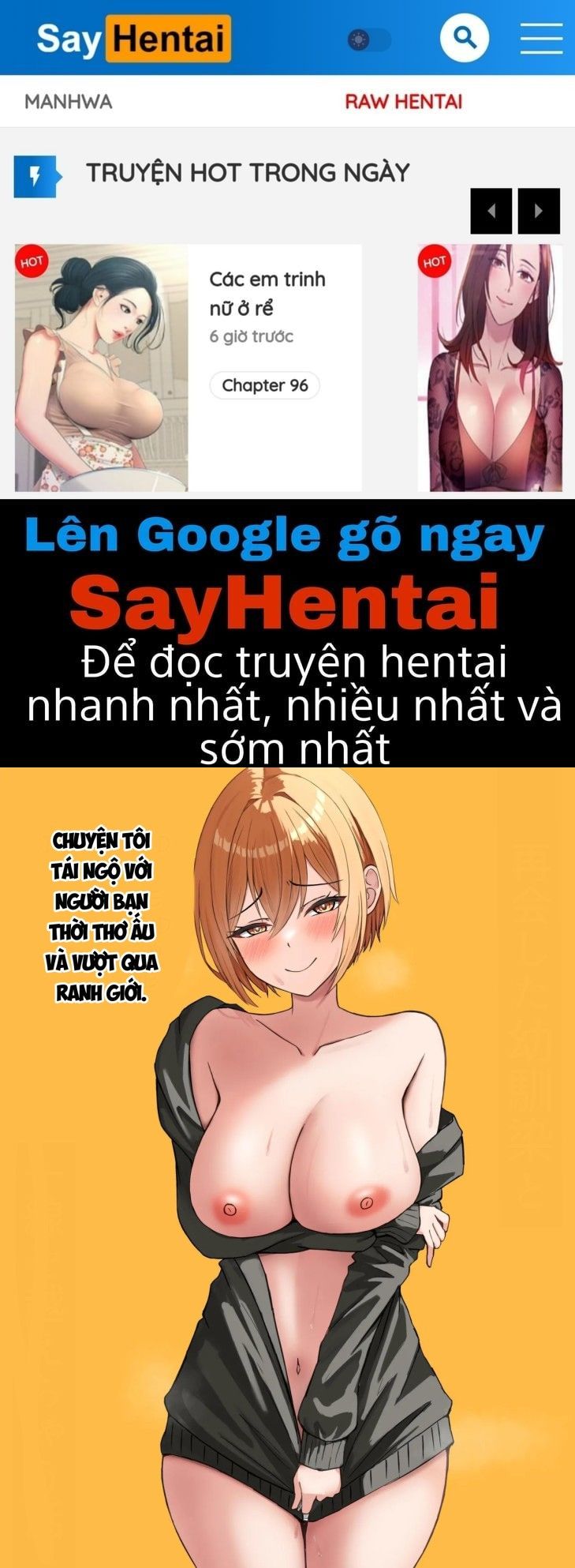 đọc truyện Chuyện Tôi Tái Ngộ Với Người Bạn Thời Thơ Ấu Và Vượt Qua Ranh Giới. Chương 1 ảnh 1 tại Thiên Thai Truyện
