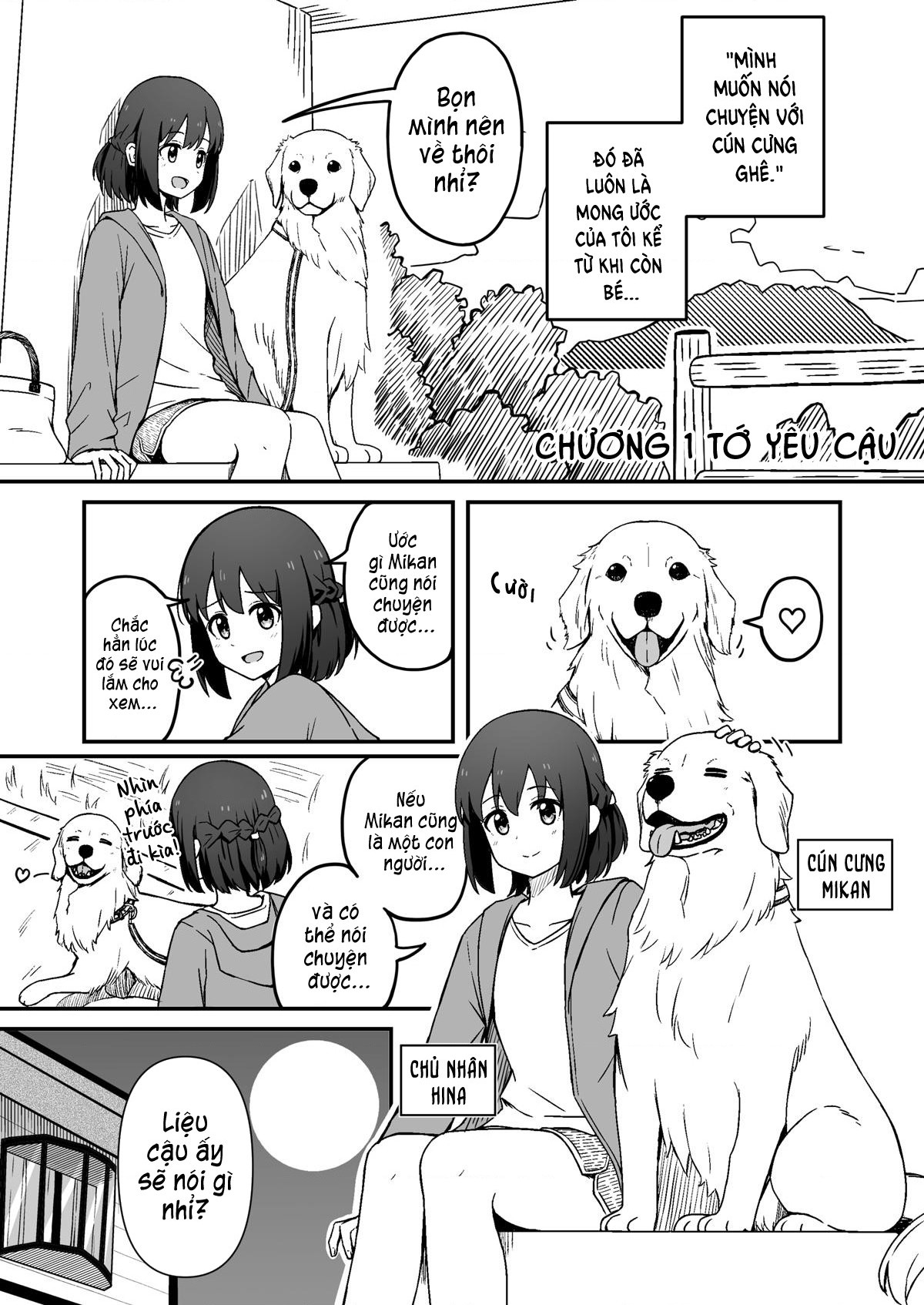 đọc truyện Chuyện Về Cô Cún Cưng Hóa Thành Người Chương 1 ảnh 2 tại Thiên Thai Truyện