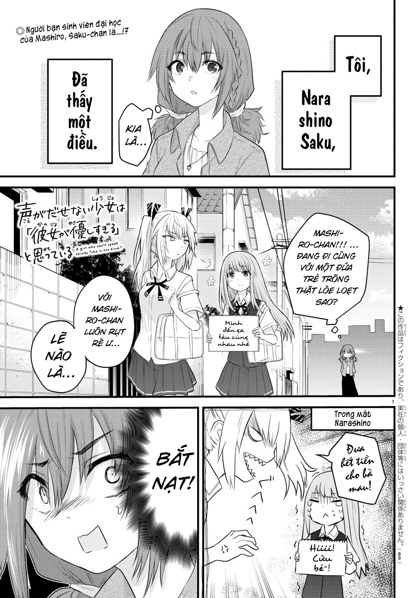 đọc truyện Cô Bạn Bị Mất Đi Giọng Nói Luôn Nghĩ Rằng "cậu Ấy Dịu Dàng Thật Đấy" Chương 10 ảnh 2 tại Thiên Thai Truyện