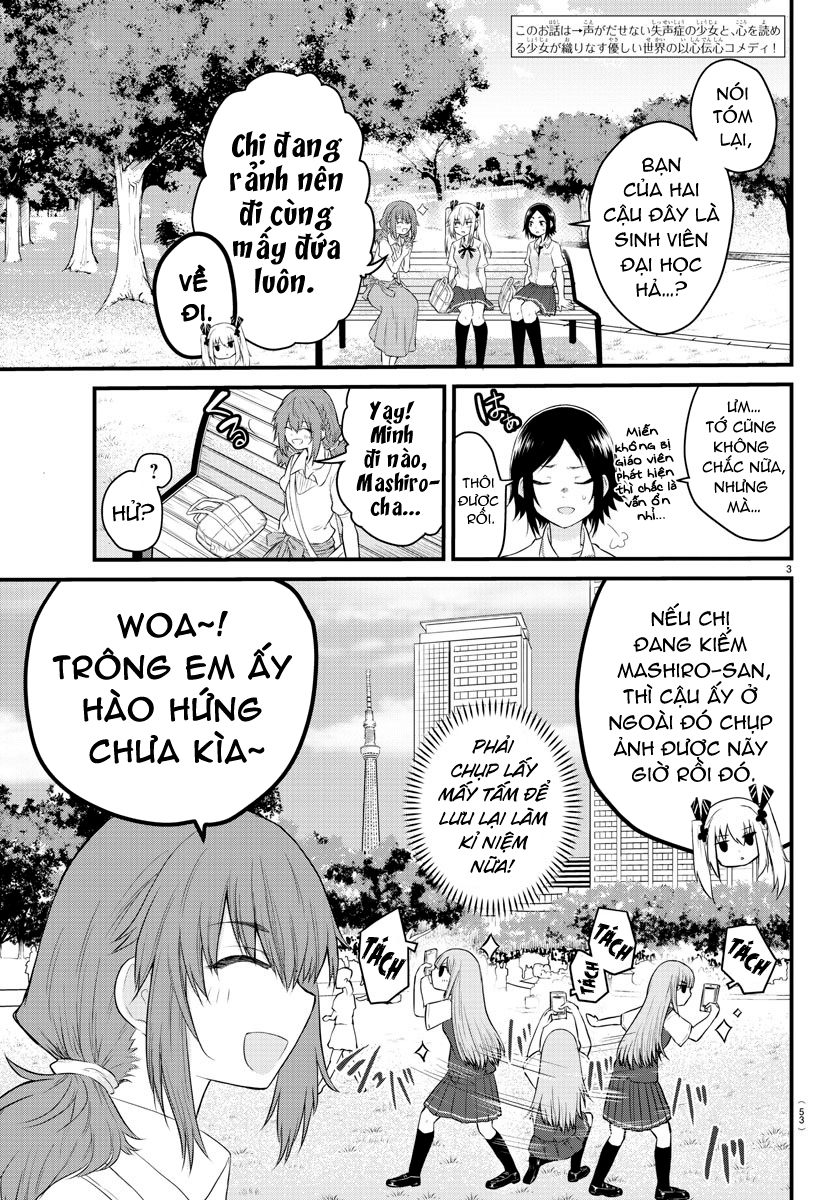 đọc truyện Cô Bạn Bị Mất Đi Giọng Nói Luôn Nghĩ Rằng "cậu Ấy Dịu Dàng Thật Đấy" Chương 12 ảnh 4 tại Thiên Thai Truyện