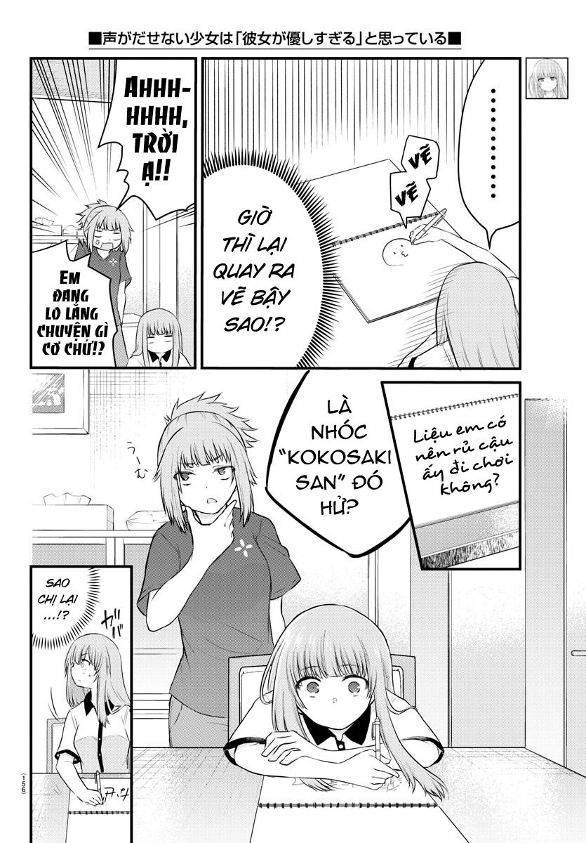 đọc truyện Cô Bạn Bị Mất Đi Giọng Nói Luôn Nghĩ Rằng "cậu Ấy Dịu Dàng Thật Đấy" Chương 21 ảnh 5 tại Thiên Thai Truyện