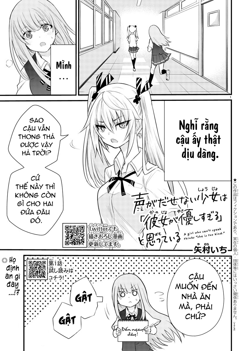 đọc truyện Cô Bạn Bị Mất Đi Giọng Nói Luôn Nghĩ Rằng "cậu Ấy Dịu Dàng Thật Đấy" Chương 3 ảnh 3 tại Thiên Thai Truyện