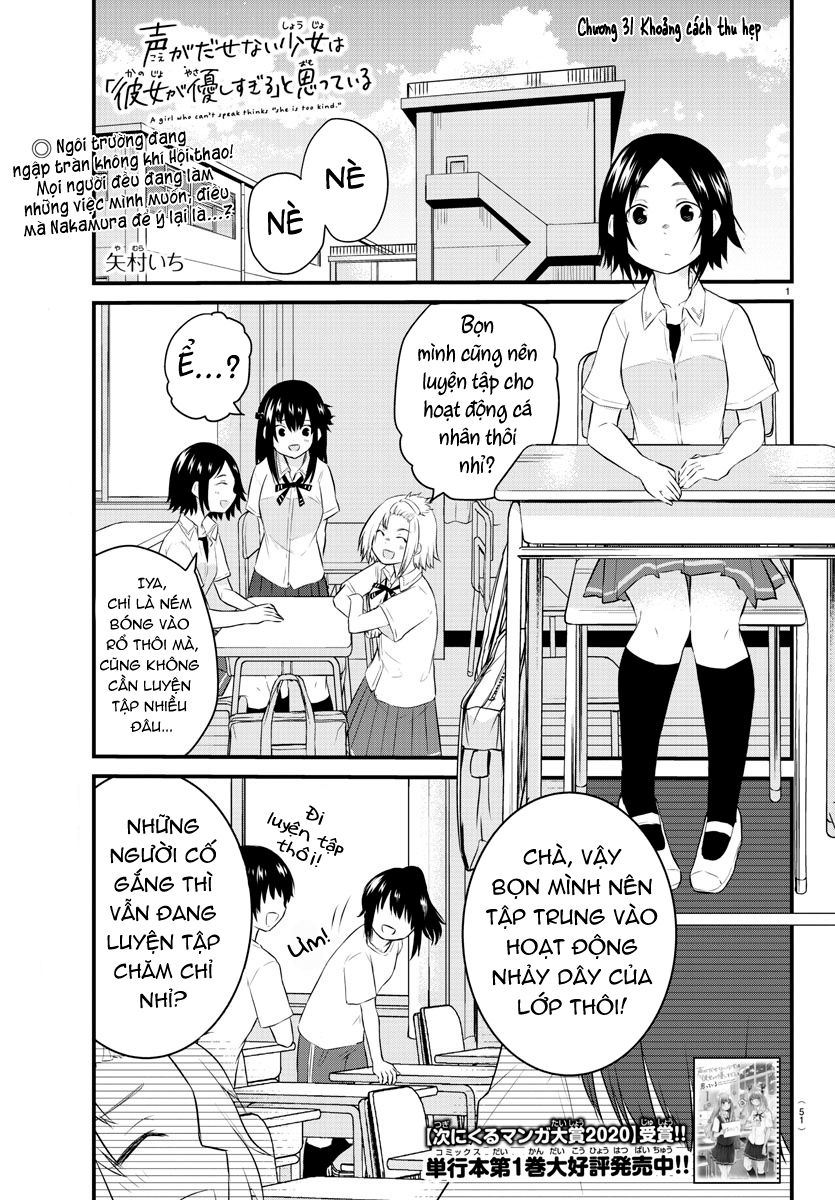 đọc truyện Cô Bạn Bị Mất Đi Giọng Nói Luôn Nghĩ Rằng "cậu Ấy Dịu Dàng Thật Đấy" Chương 31 ảnh 2 tại Thiên Thai Truyện