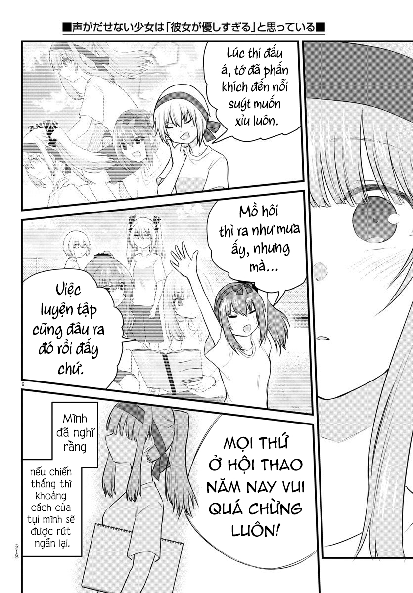 đọc truyện Cô Bạn Bị Mất Đi Giọng Nói Luôn Nghĩ Rằng "cậu Ấy Dịu Dàng Thật Đấy" Chương 37 ảnh 7 tại Thiên Thai Truyện