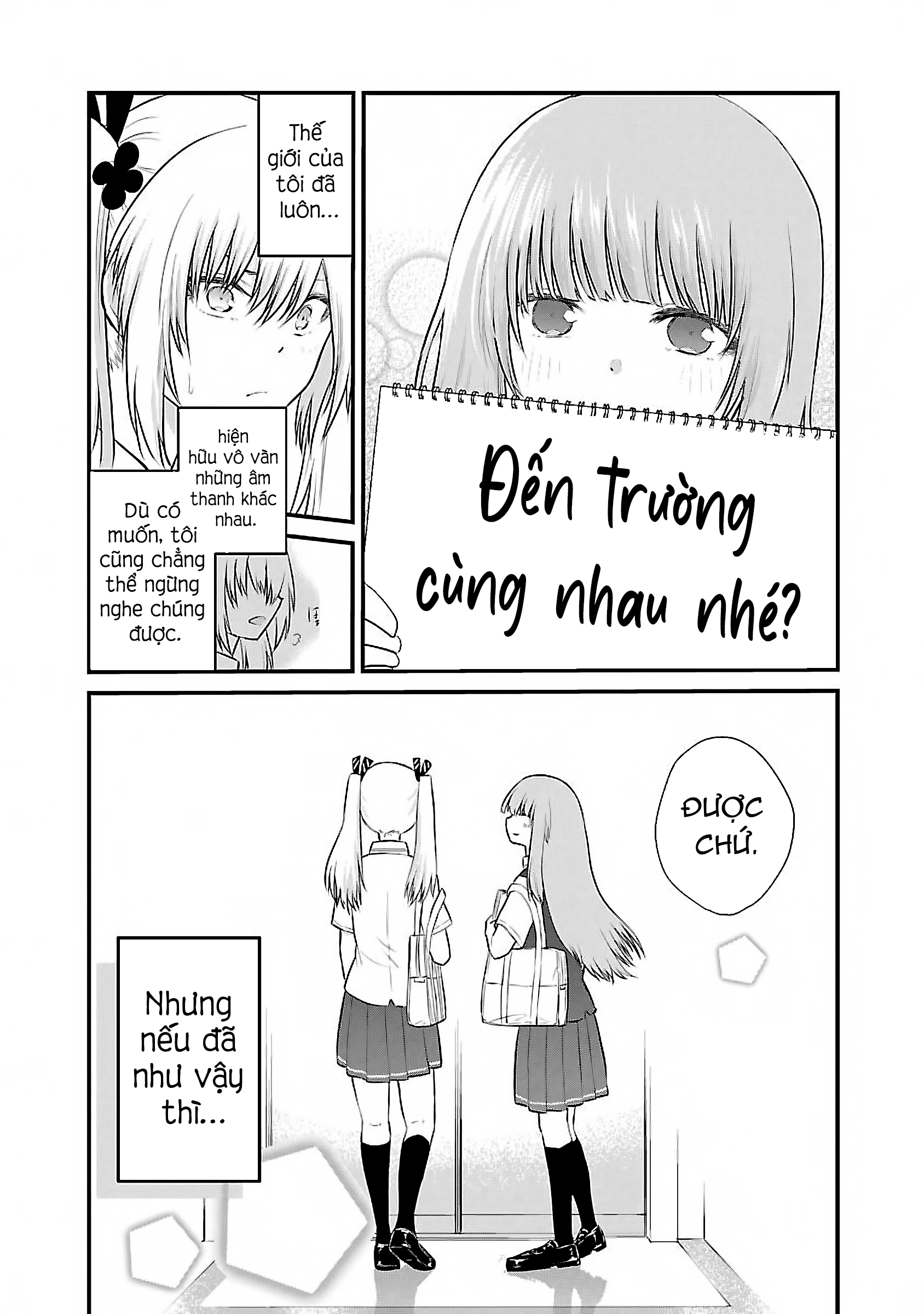 đọc truyện Cô Bạn Bị Mất Đi Giọng Nói Luôn Nghĩ Rằng "cậu Ấy Dịu Dàng Thật Đấy" Chương 40.2 ảnh 5 tại Thiên Thai Truyện