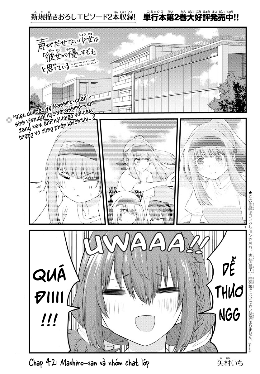 đọc truyện Cô Bạn Bị Mất Đi Giọng Nói Luôn Nghĩ Rằng "cậu Ấy Dịu Dàng Thật Đấy" Chương 42 ảnh 2 tại Thiên Thai Truyện