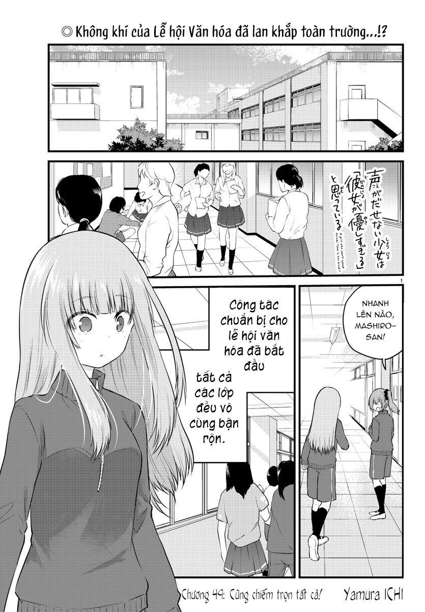 đọc truyện Cô Bạn Bị Mất Đi Giọng Nói Luôn Nghĩ Rằng "cậu Ấy Dịu Dàng Thật Đấy" Chương 49 ảnh 2 tại Thiên Thai Truyện