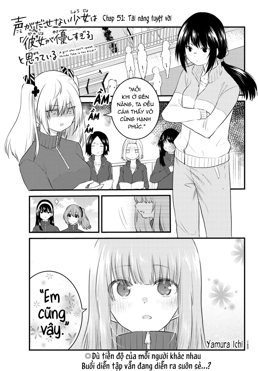 đọc truyện Cô Bạn Bị Mất Đi Giọng Nói Luôn Nghĩ Rằng "cậu Ấy Dịu Dàng Thật Đấy" Chương 51 ảnh 2 tại Thiên Thai Truyện