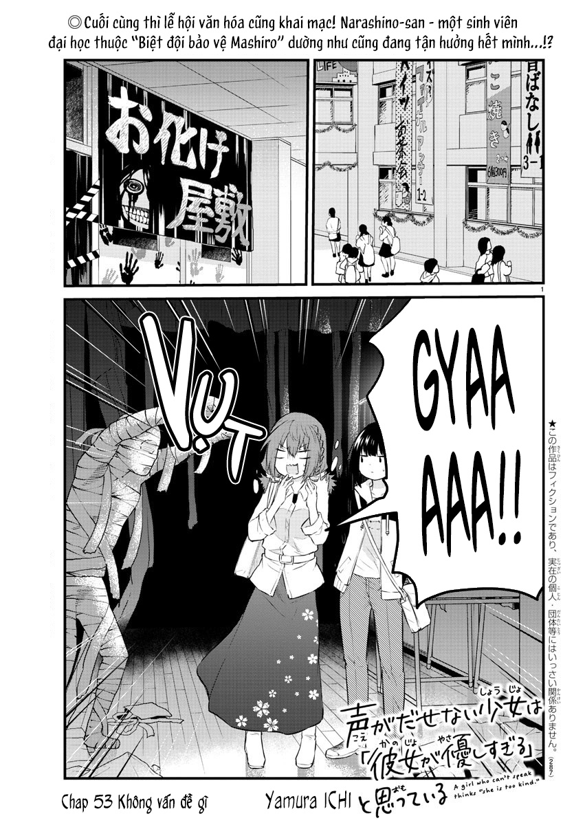 đọc truyện Cô Bạn Bị Mất Đi Giọng Nói Luôn Nghĩ Rằng "cậu Ấy Dịu Dàng Thật Đấy" Chương 53 ảnh 2 tại Thiên Thai Truyện