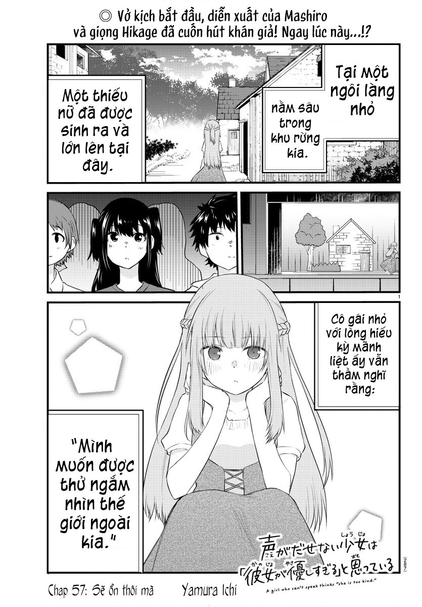 đọc truyện Cô Bạn Bị Mất Đi Giọng Nói Luôn Nghĩ Rằng "cậu Ấy Dịu Dàng Thật Đấy" Chương 57 ảnh 2 tại Thiên Thai Truyện