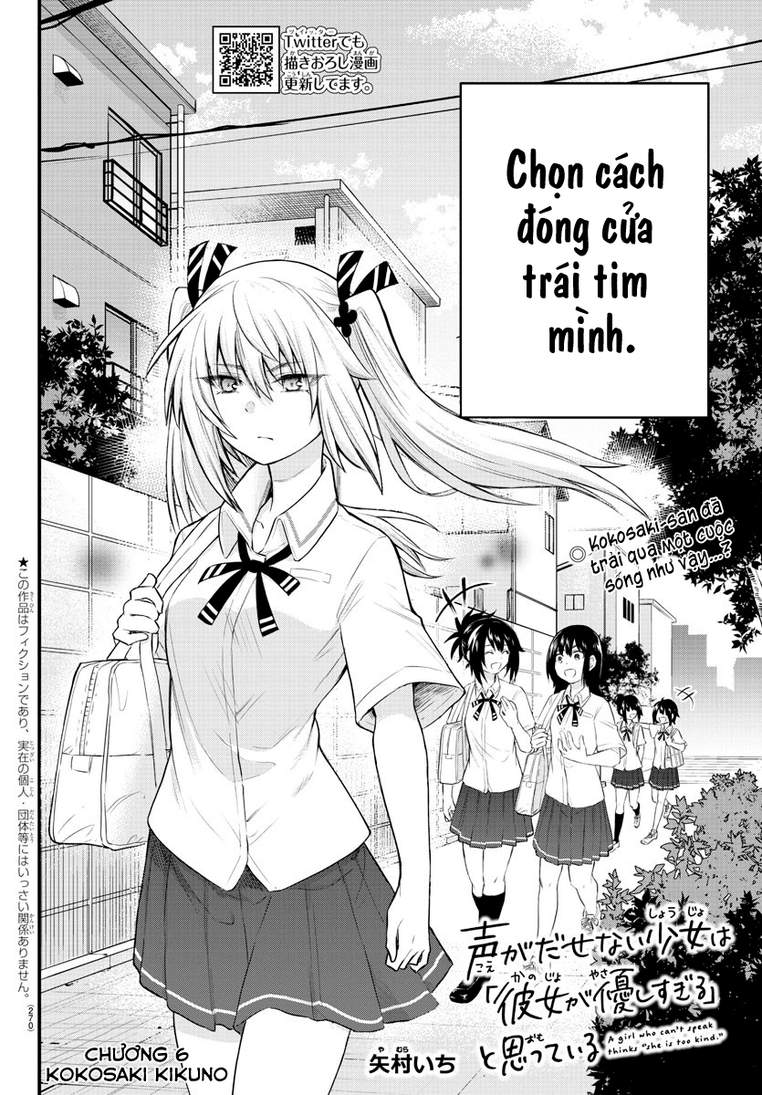 đọc truyện Cô Bạn Bị Mất Đi Giọng Nói Luôn Nghĩ Rằng "cậu Ấy Dịu Dàng Thật Đấy" Chương 6 ảnh 3 tại Thiên Thai Truyện