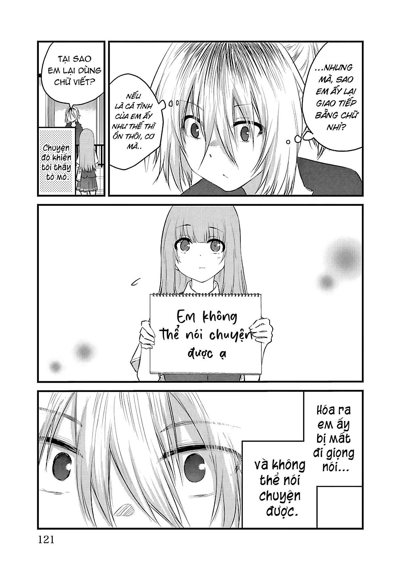 đọc truyện Cô Bạn Bị Mất Đi Giọng Nói Luôn Nghĩ Rằng "cậu Ấy Dịu Dàng Thật Đấy" Chương 68.1 ảnh 7 tại Thiên Thai Truyện