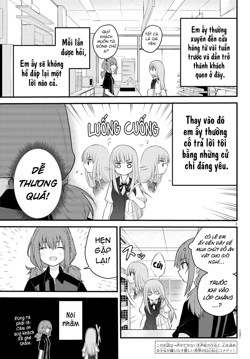 đọc truyện Cô Bạn Bị Mất Đi Giọng Nói Luôn Nghĩ Rằng "cậu Ấy Dịu Dàng Thật Đấy" Chương 7 ảnh 5 tại Thiên Thai Truyện