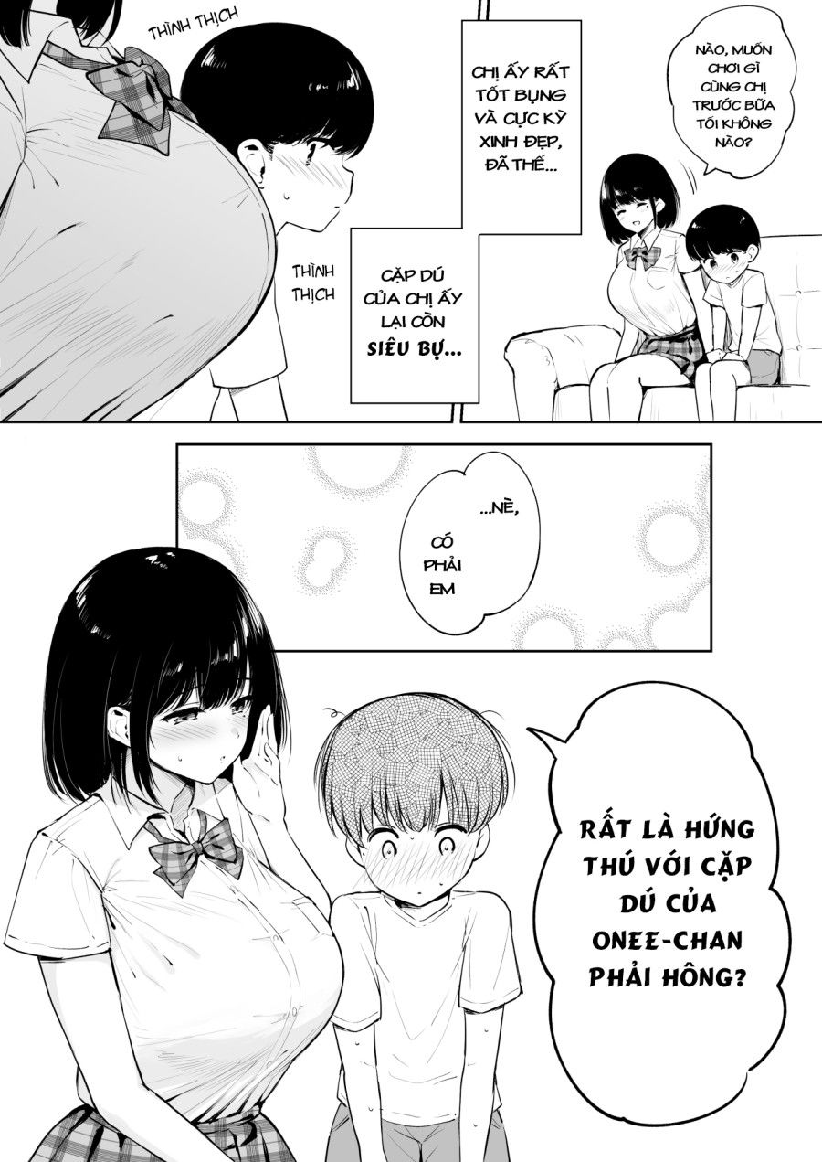 đọc truyện Cô Chị Hàng Xóm Dú Bự Nhận Nhóc Shota Làm Em Nuôi... Để Làm Thịt! Oneshot ảnh 3 tại Giả Dược